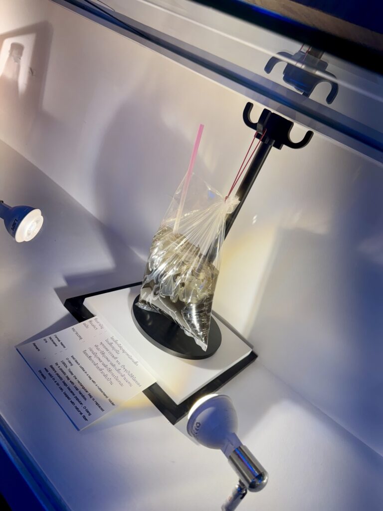 持ち帰り用ジュース容器替わりの袋