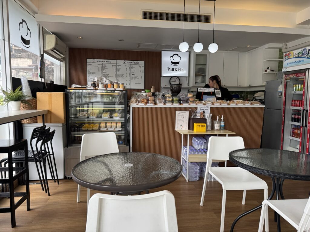 バンコク国立博物館併設カフェ店内の様子