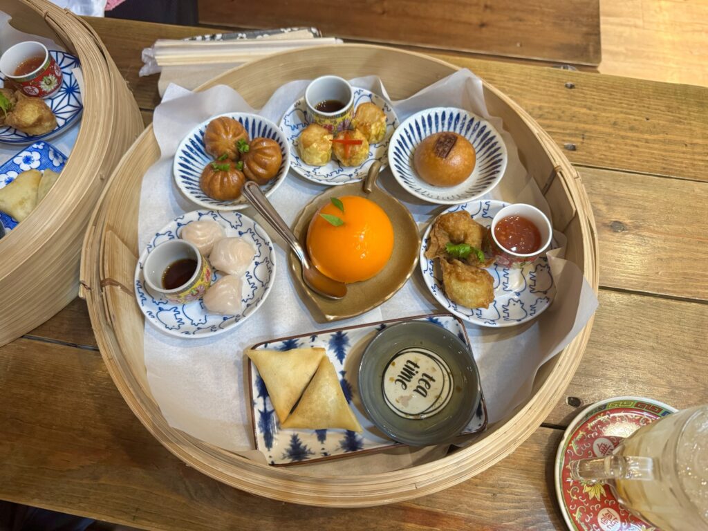 ロントウカフェの飲茶セット