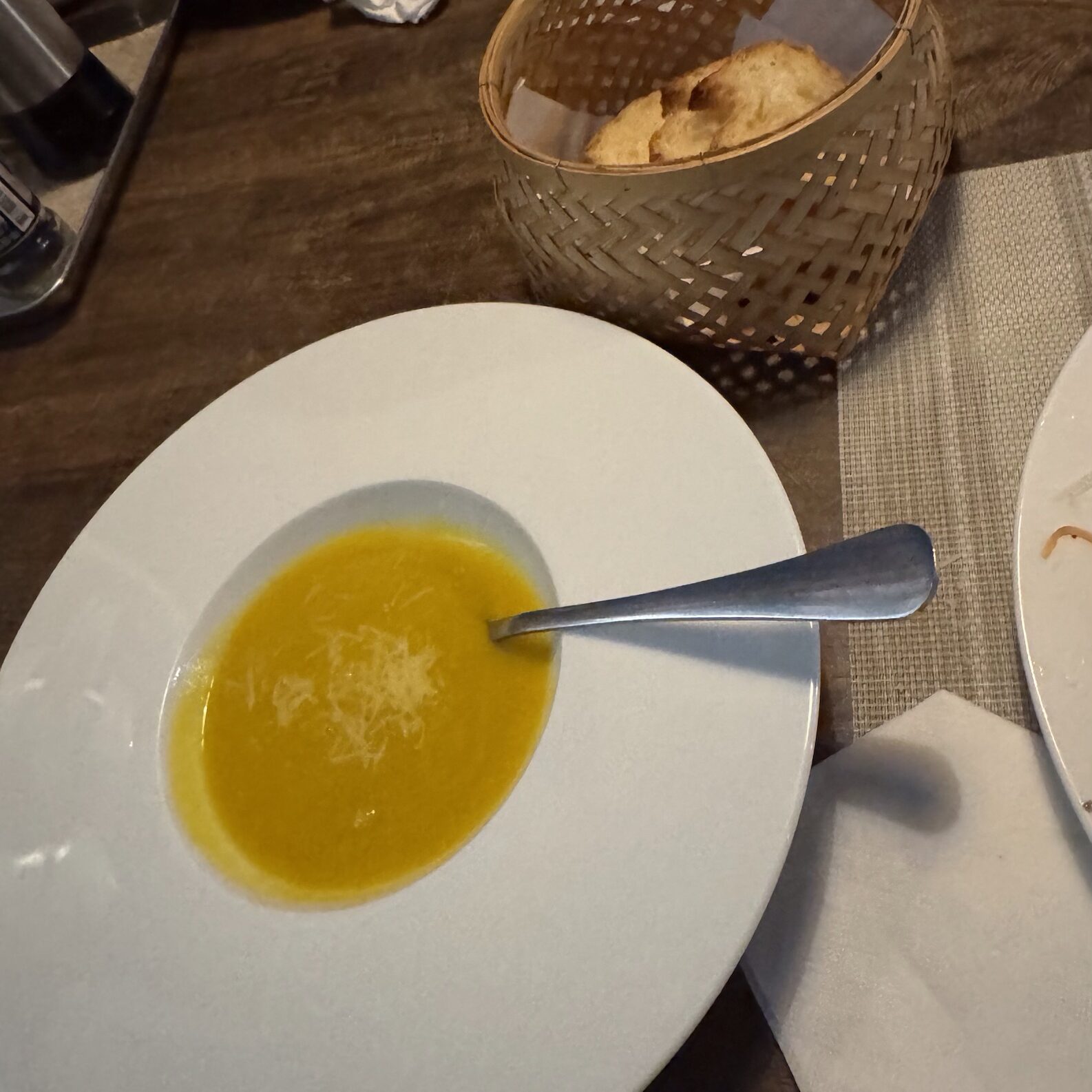 zia pasta パンプキンスープ