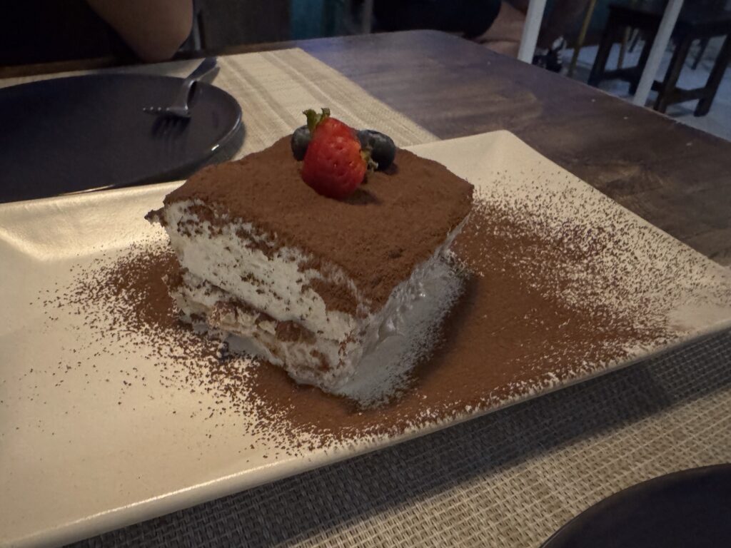 zia pasta　ティラミス