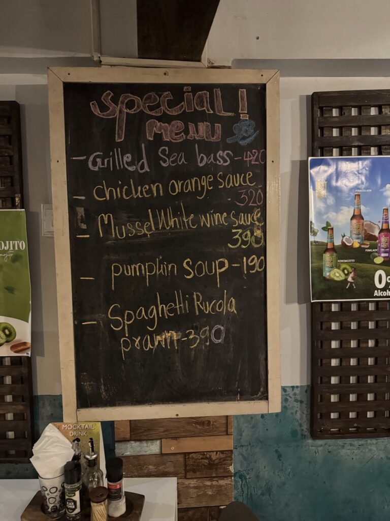 zia pasta　特別メニュー