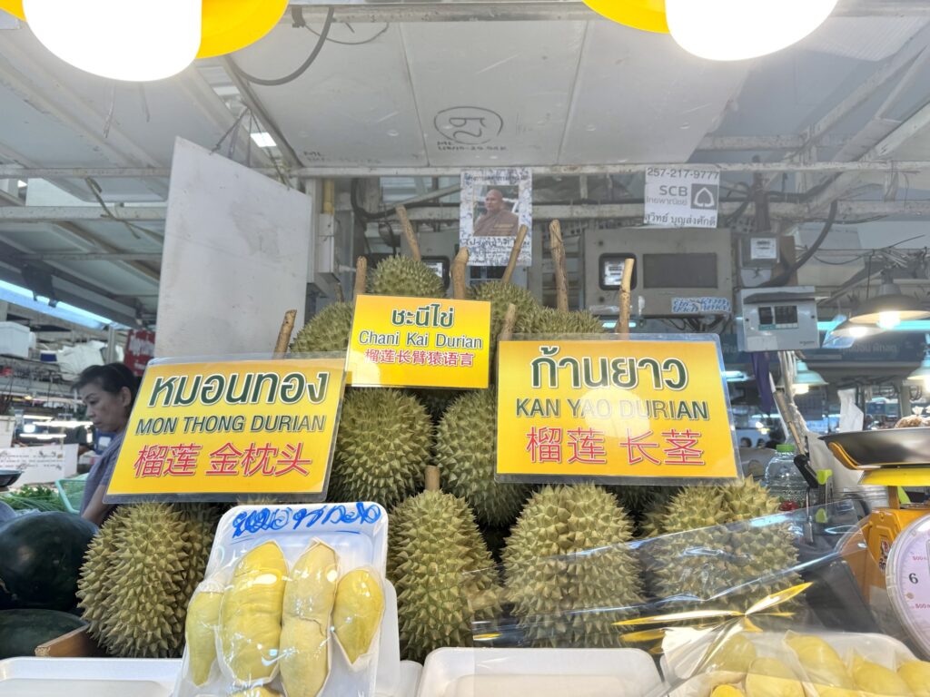 オートーコー市場　様子　果物