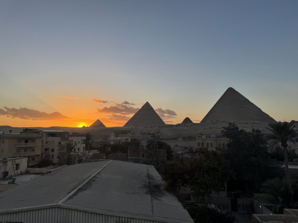 ピラミッド ホテル 景色 ビュー Pyramids Era View 夕日