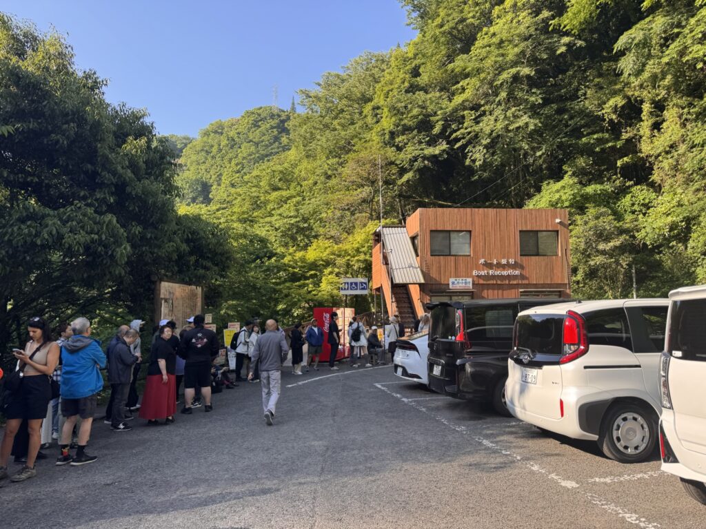 高千穂峡　当日券　待ち列